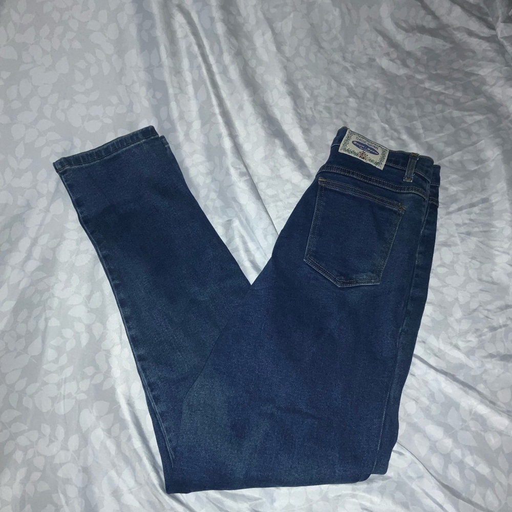 Vintage 80s Boom Boom Jeans Dark Blue Straight Leg Women Jeans vintage